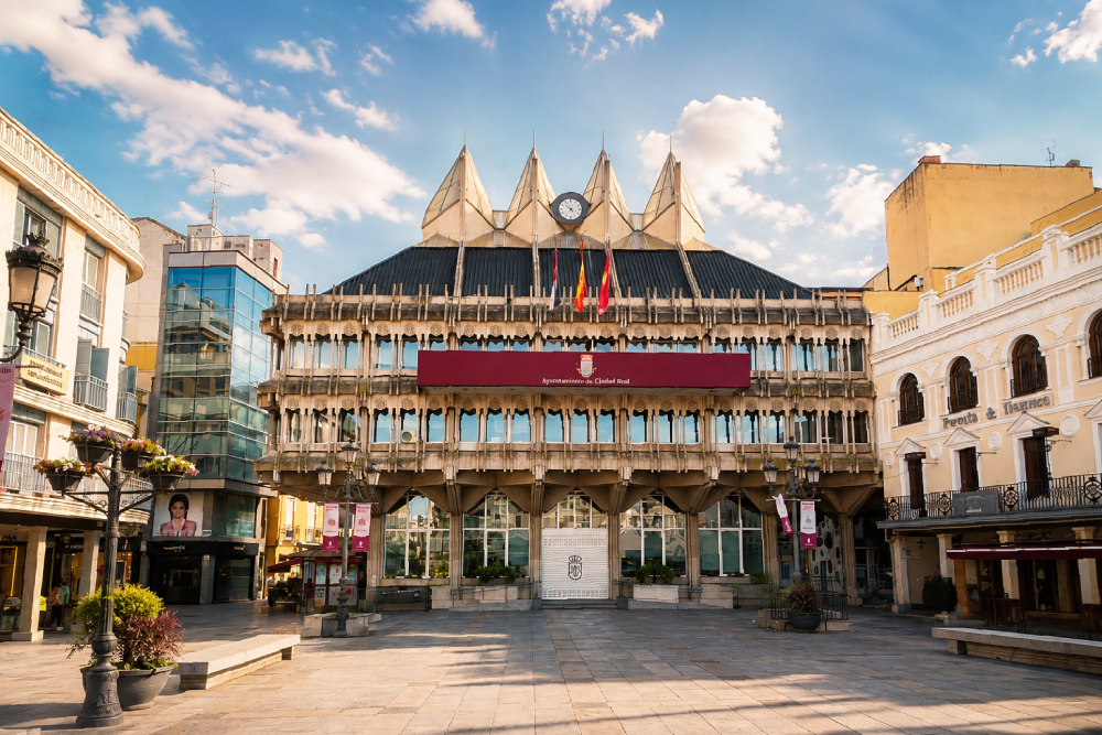 Ayuntamiento de Ciudad Real, en la Plaza Mayor